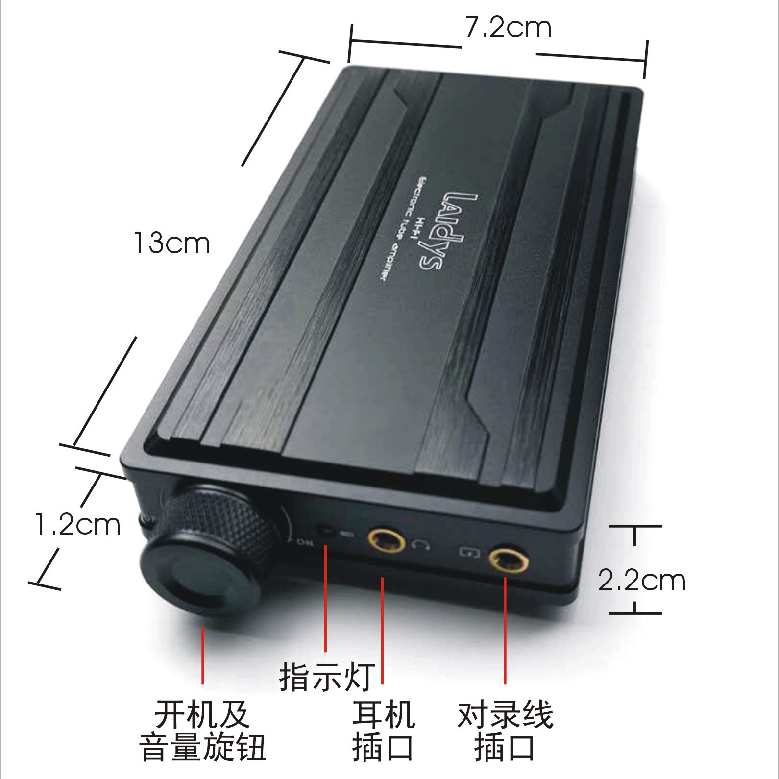 LAIDYS ポータブルチューブヘッドホンアンプ、HiFi真 - Headphone Amplifier Dac のレビューと価格